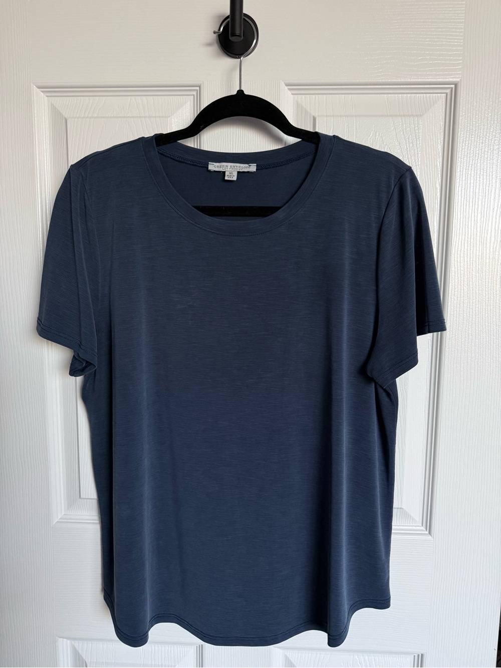 GREEN ENVELOPE- NAVY BLUE T SHIRT